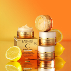 Eveline Cosmetics C Perfection - интенсивно питательный крем с витамином С /  70+ 50  ml  / GTIN 5903416028758