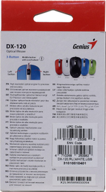 Genius Optical Mouse DX-120 <White> (RTL)  USB  3btn+Roll (31010105102/31010010401)
