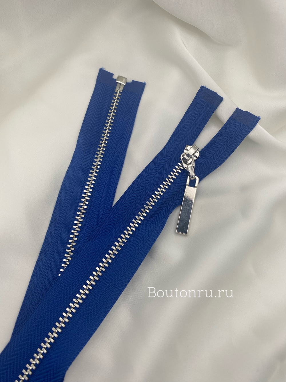 Молния синяя серебро