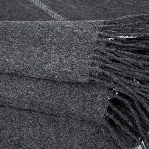 Плед Трентино темно-серая клетка (140*200)