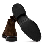 Кожаное челси Tommy Hilfiger - оливковый(FM0FM04757)