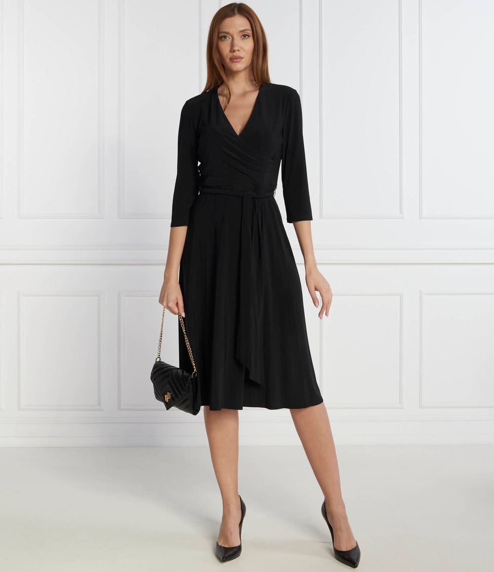 Платье с ремешком CARLYNA LAUREN RALPH LAUREN - черный(250769904)