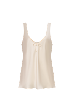 Топ шелковый (В рамках приличия), молочный