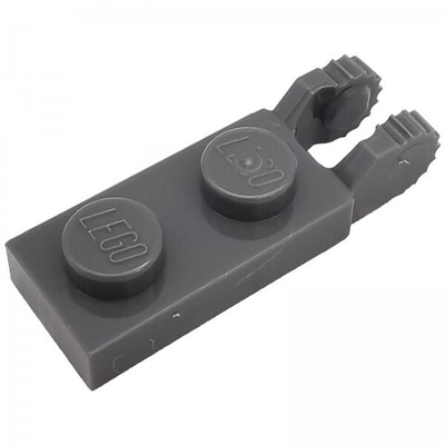 Lego 50шт Плитка 1х2 (темно-серый) 4210884