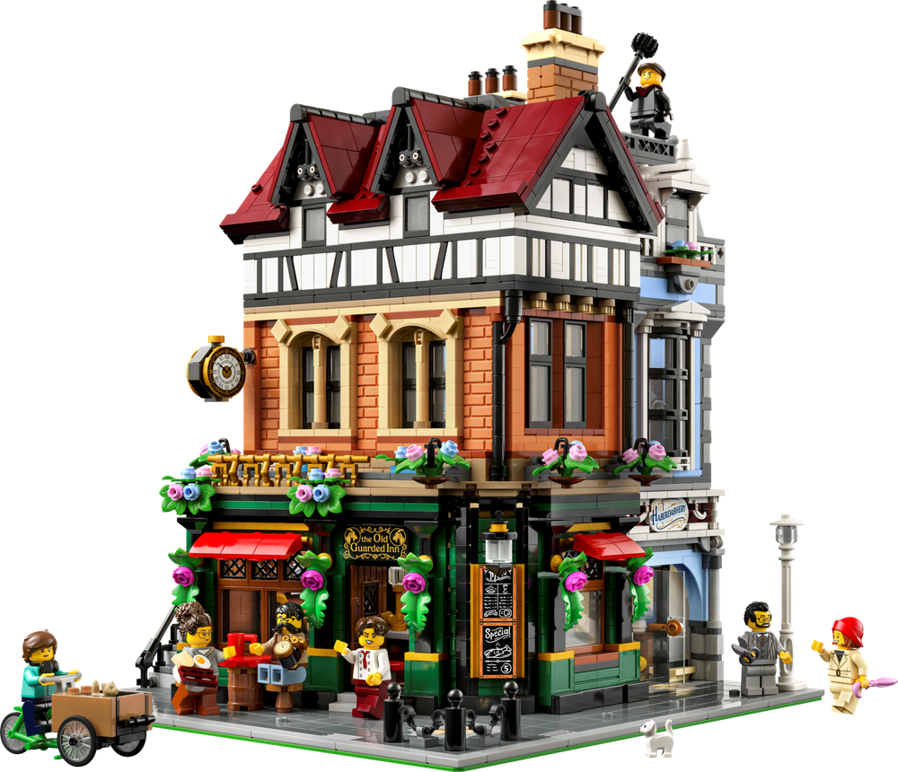Конструктор Лего айконс Уголок в стиле Тюдоров 10350 | LEGO Icons Tudor Corner 10350 | коллекционный дом 3266 деталей 18