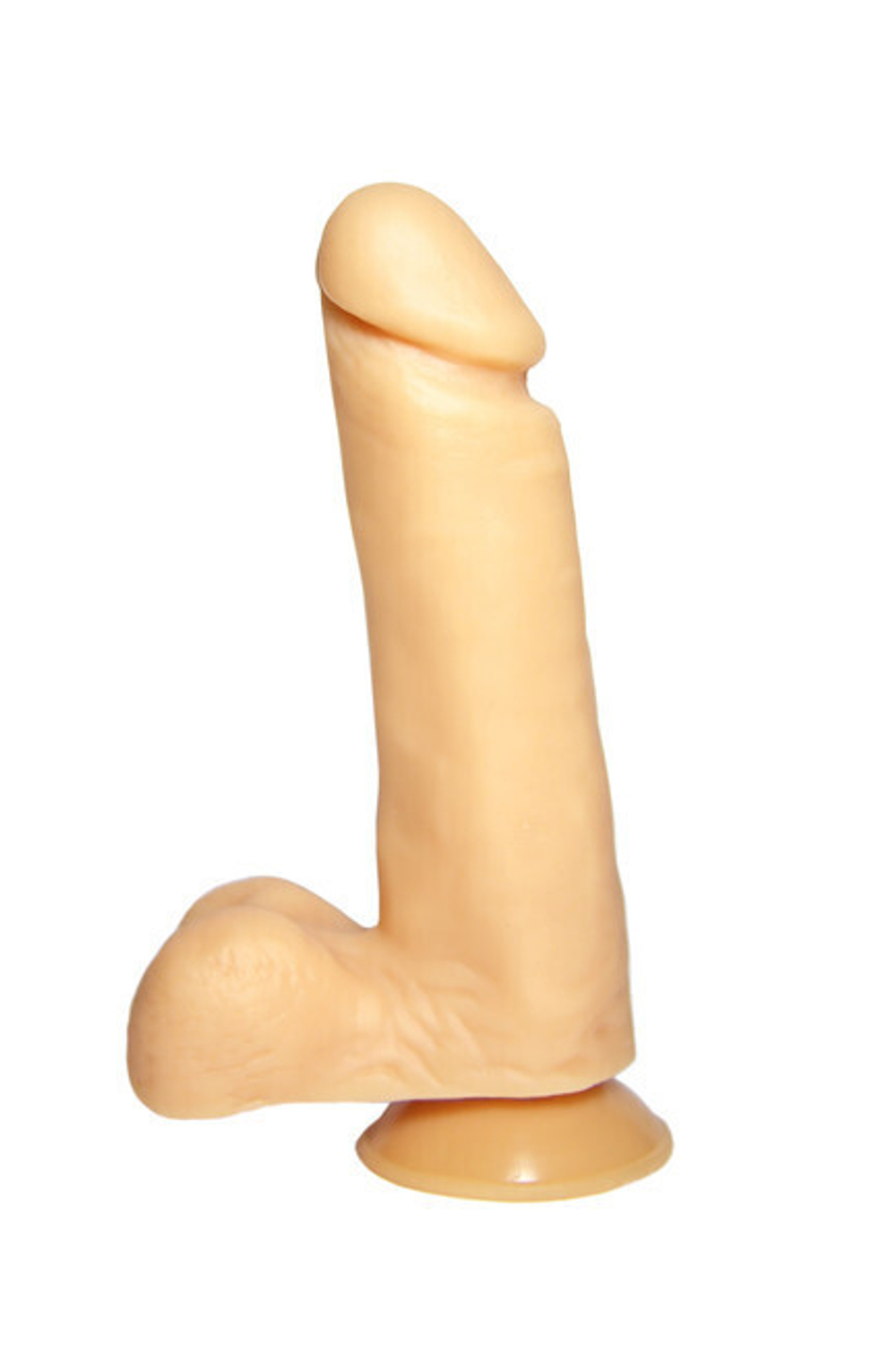 Фаллоимитатор на присоске Джага Джага 18,5 см (Цвет: телесный)