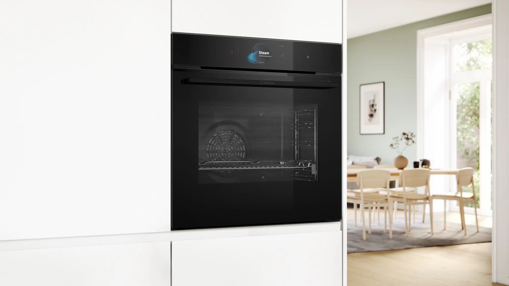 Встраиваемый духовой шкаф Bosch Accent Line HRG978NB1, чёрный