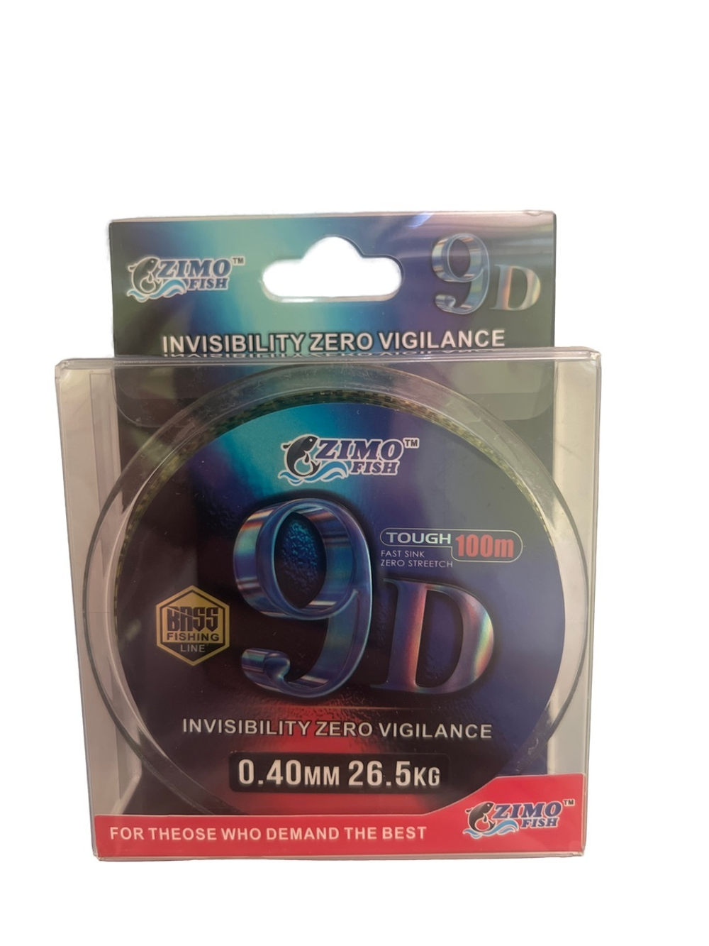 Леска 9D ZimoFish Invizible 100м. #0.20