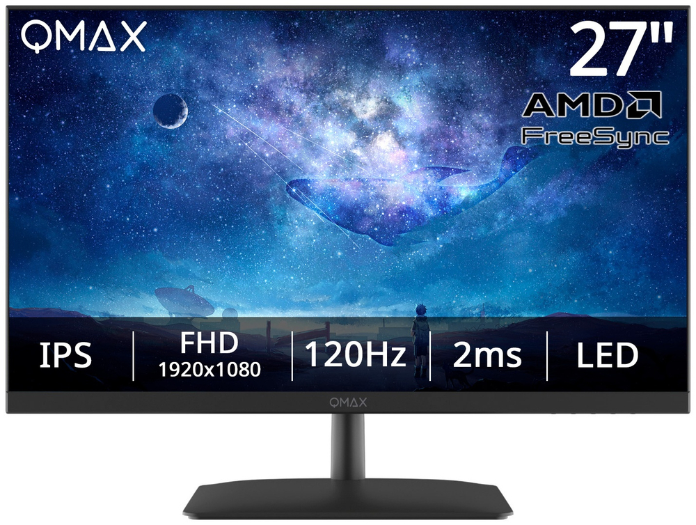 Монитор 27" Qmax 27UM50HDM черный