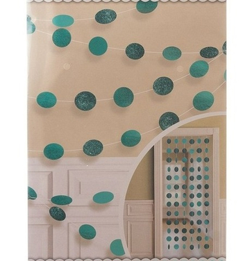 Гирлянда Круги Robin Egg блеск 2,1м 6шт