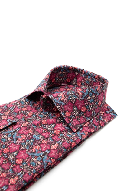 Рубашка с принтом "Дрозды в винограднике"