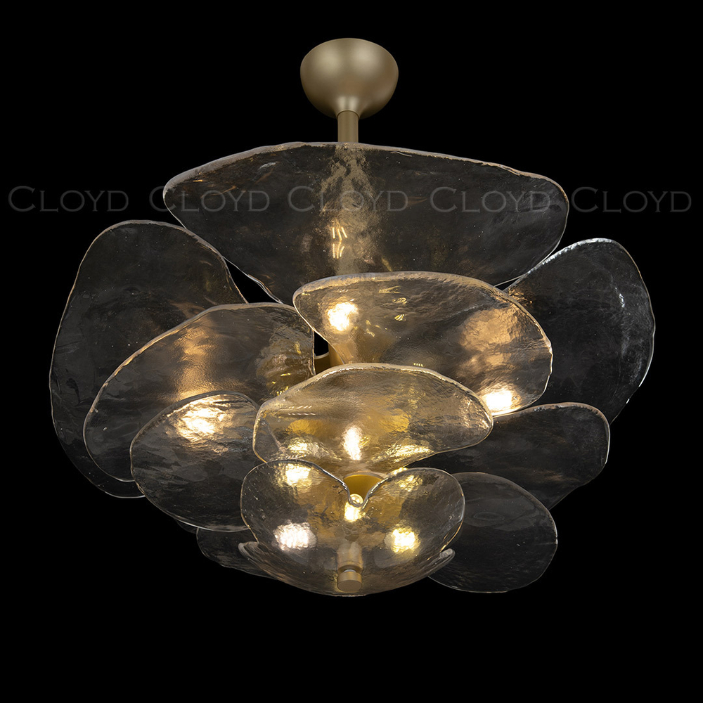 Люстра Cloyd ASPASIA C12 / Ø67 см - латунь светл. (арт.11654)