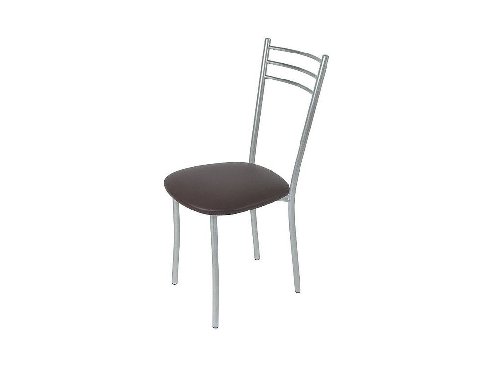Стул VIOLA Aluminum Gloss 900*420*340 с крепежом (Сиденье Chocolate 400*360*30)