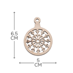 Подарочный набор игрушек на новогоднюю елку, деревянные