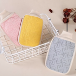 Мочалка - варежка для тела жёсткая «Premium - Lavita», цвет светло - серый, 14*24см (ZIP пакет)