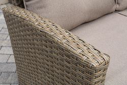 "Атланта" лаунж-зона из искусственного ротанга, цвет соломенный