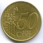 50 евроцентов 1999 год. Франция. Регулярный выпуск. Тип 1. Нордик XF