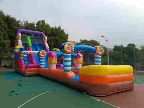 Надувная водная горка «Карамелька», 18*4,8*7,5 м