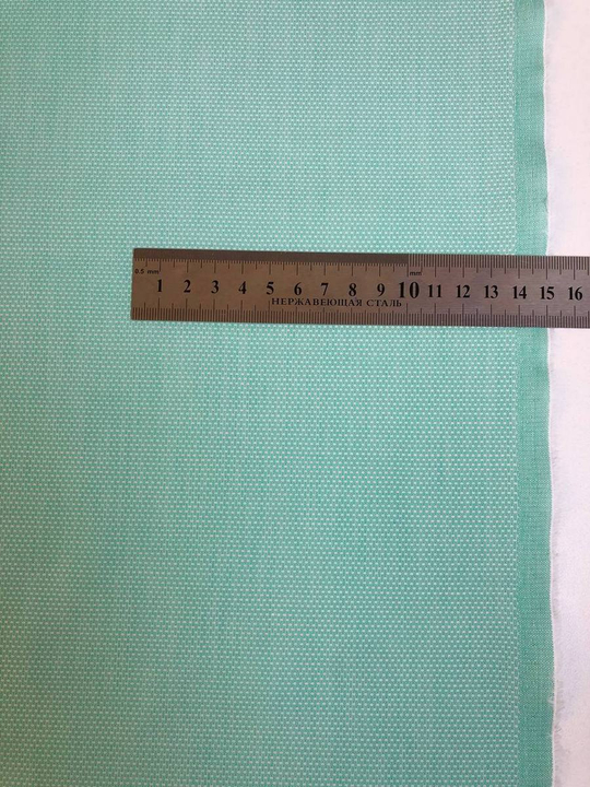 Коттон сорочка, мятный, жаккард точка NB#57