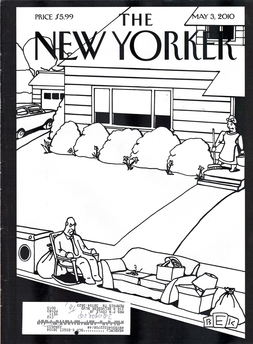 Журнал The New Yorker 03-05-2010, обложка