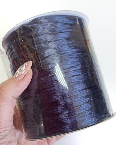 Рафия ISPIE металлизированная 		Night blue