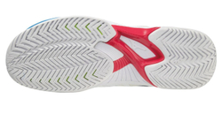 Мужские кроссовки теннисные Mizuno Wave Exceed Tour 5 AC - undyed white/spellbound/pace blue