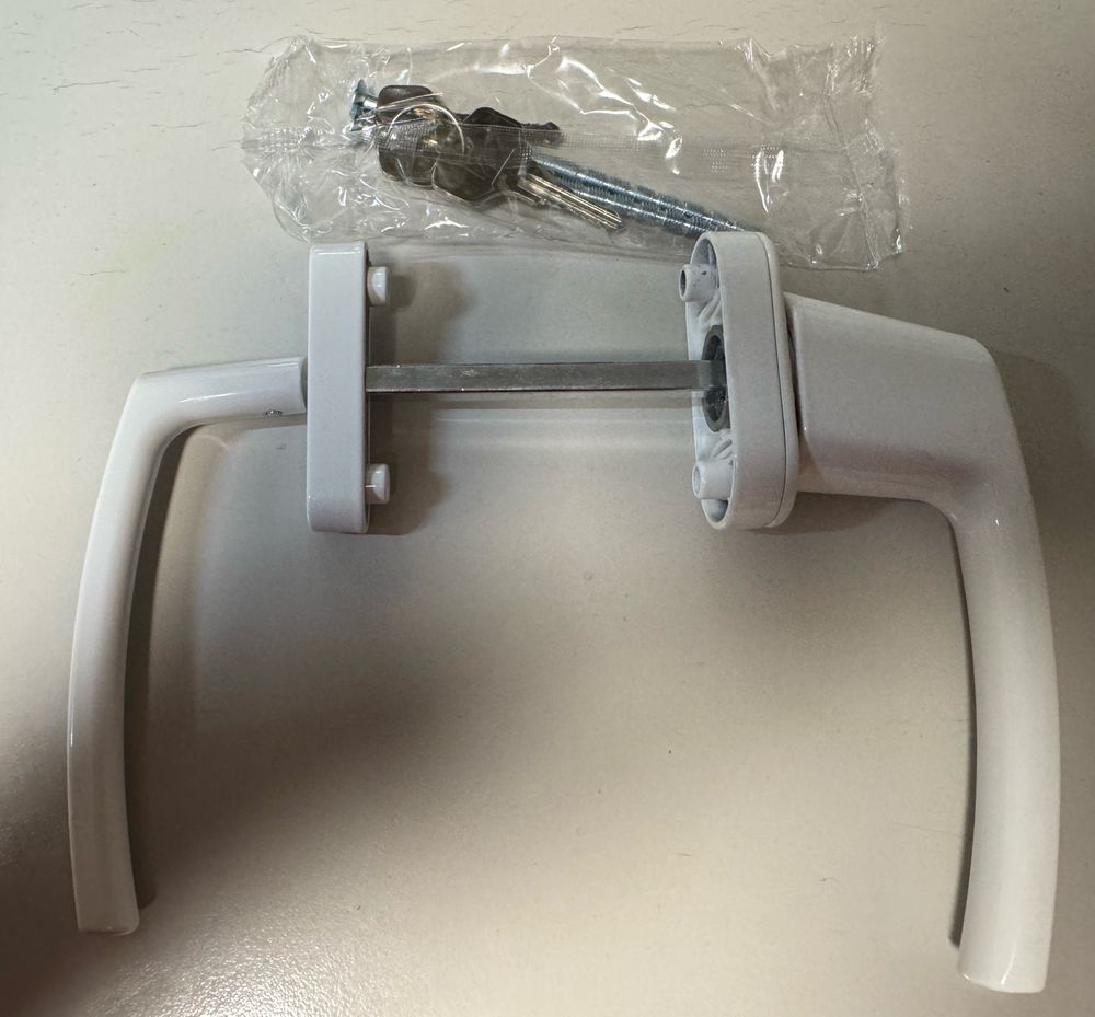 Ручка двусторонняя с ключом асимметричная