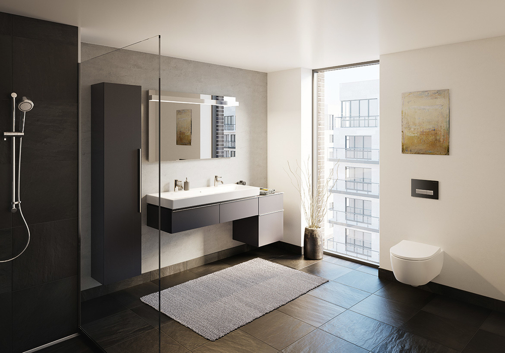 Комплект инсталляции с подвесным унитазом Geberit iCon 500.362.TC.I