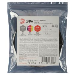 Светодиодная лента ЭРА LS5050-14,4-60-12-RGB-IP20 1 year-5m многоцветная 1 год | Светодиодные ленты 12В 1 год