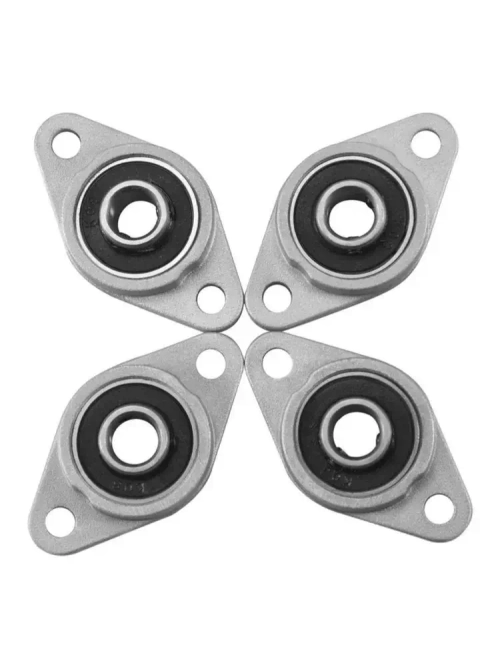 Опорный фланцевый подшипник KFL08 8мм, 4 штуки