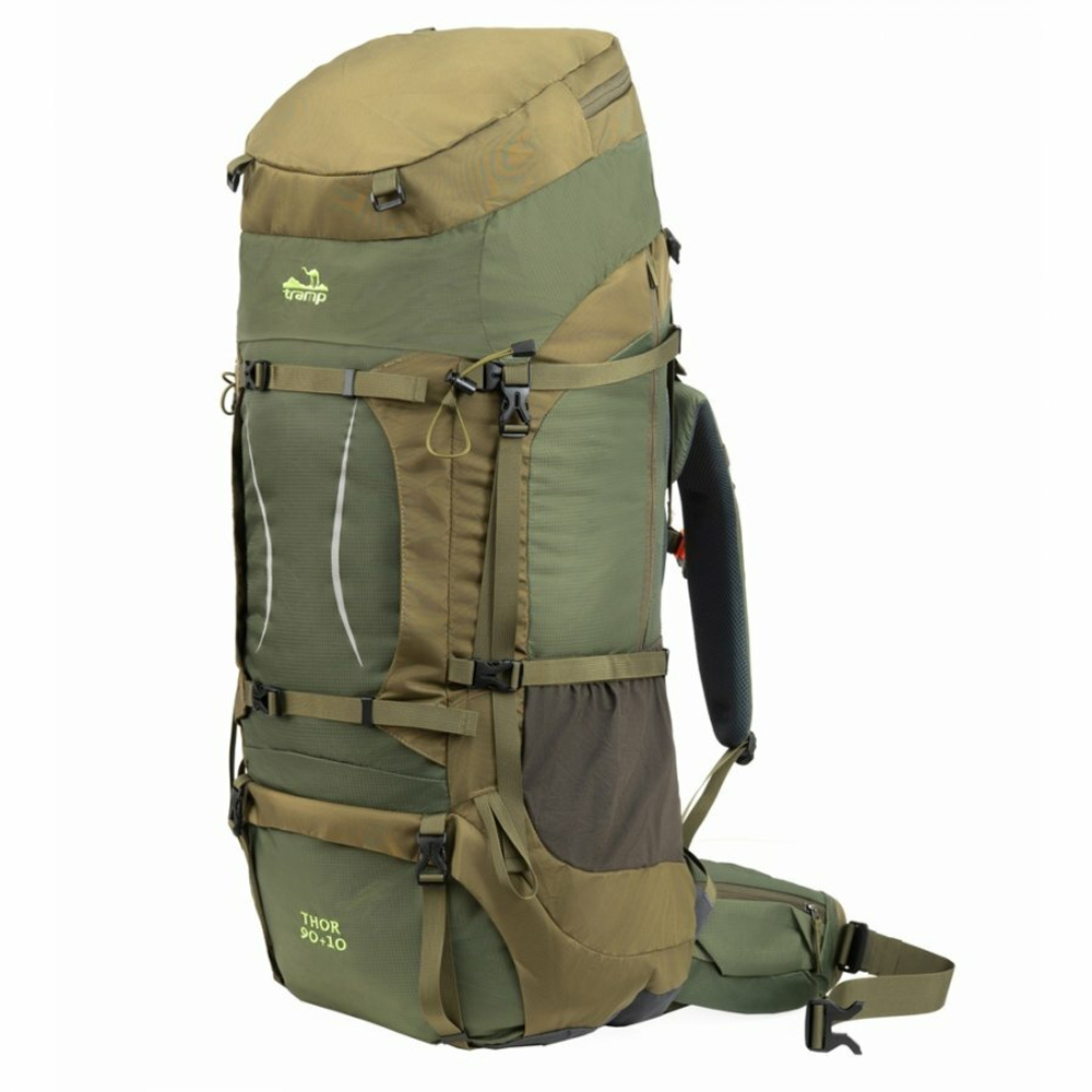 Рюкзак TRAMP Thor 90+10, артикул TRP-053, цвет Оливковый