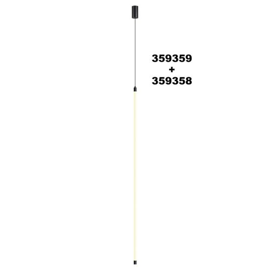 359358 KONST NT24 050 черный Светильник линейный светодиодный IP20 LED 20W 170-265V 4000K 1600Лм VITZ