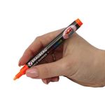 Маркер меловой "POP-ART" ОРАНЖЕВЫЙ, 3,5 мм, сухостираемый, для гладких поверхностей, BRAUBERG, 151523