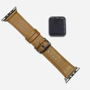 Ремешок кожаный для HEALTHBAND Pro №5, бежевый