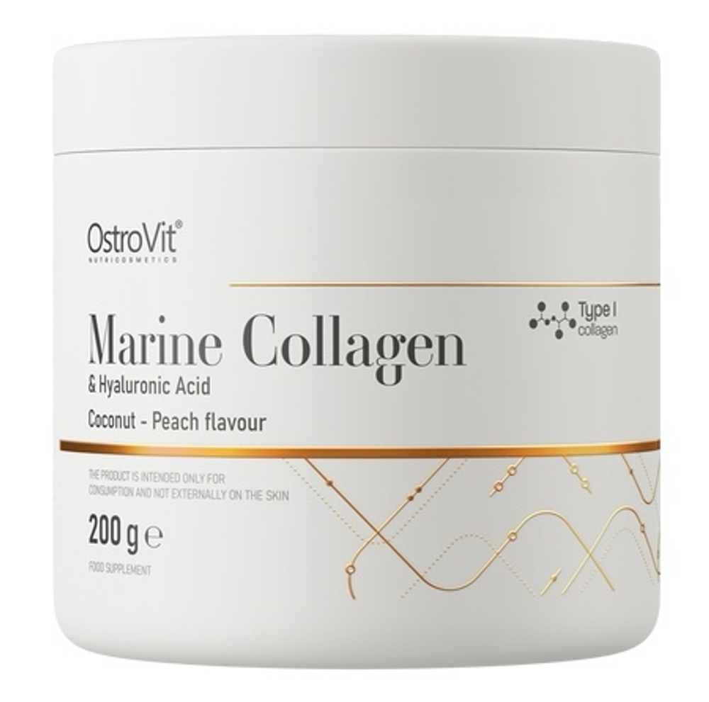 OstroVit Marine Collagen with Hyaluronic Acid and Vitamin C (200 гр.)