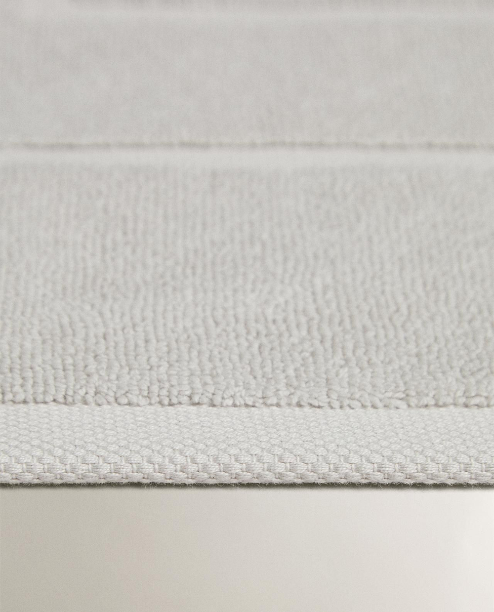 Zara Home - Нескользящий коврик для ванной из хлопка, серый, 55x80 см
