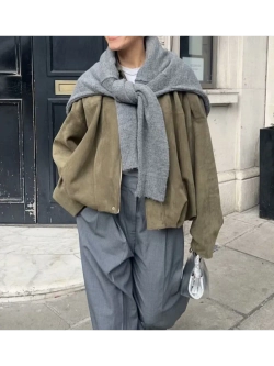 Куртка-бомбер оверсайз