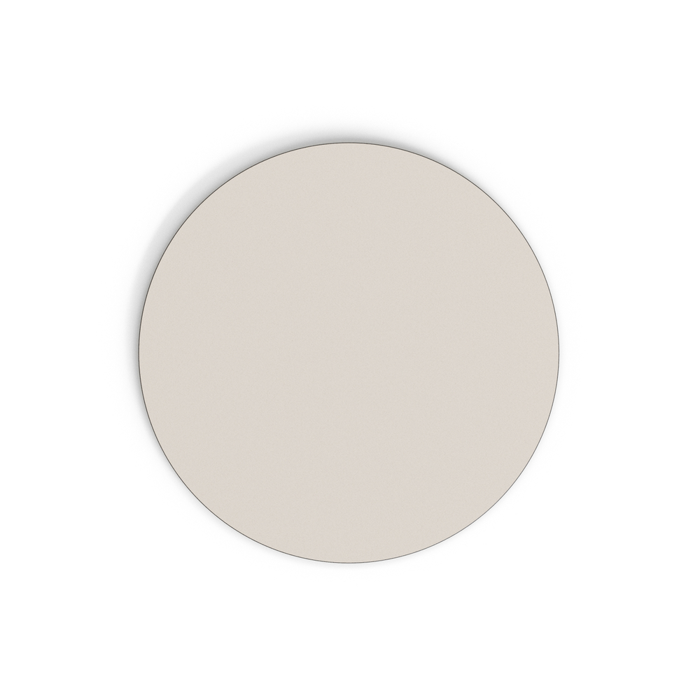 Круглая столешница для сада Tiaret, белая, Ø 68