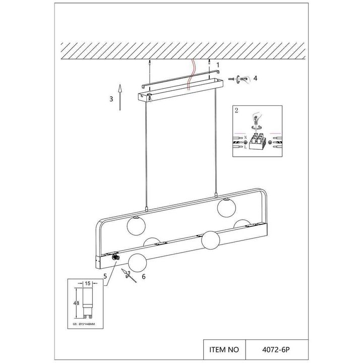Подвесная люстра Favourite Fitirum 4072-6P