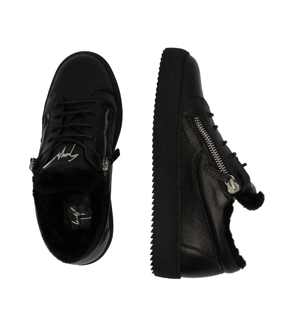 Skórzane кроссовки Giuseppe Zanotti - черный(RU00018)