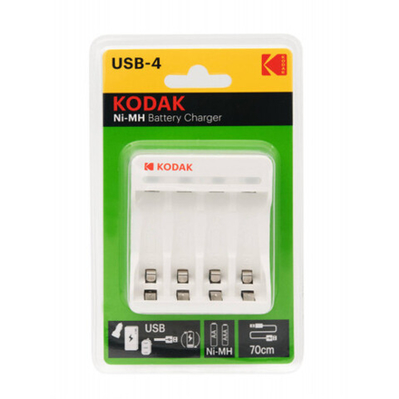 Зарядное устройство для аккумуляторов Kodak C8002B USB [K4AA/AAA]