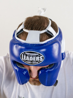 ШЛЕМ БОКСЕРСКИЙ LEADERS LS MEX BL/WH синий , белый