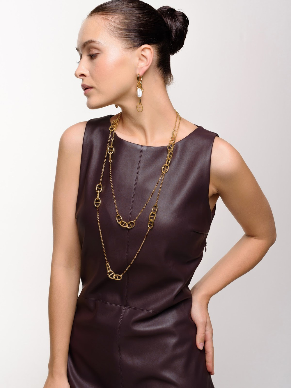 Колье "Valencia" Extra long Gold