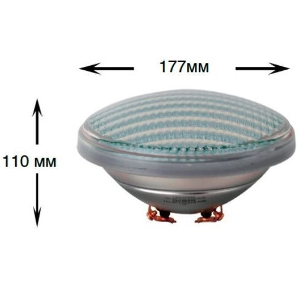 Лампа GAS светодиодная RGB Dimmer - 20Вт, DC-12В, 4 контакта, 270LEDs, PAR56, 1600Лм - AquaViva