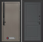 Входная дверь Лабиринт Лаб 1 Про - 11 Графит софт