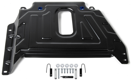 Защита кислородного датчика Rival для Nissan Terrano III рестайлинг (V - 1.6; 2.0) 2016-2017 2017-н.в./Renault Arkana (V - 1.6) 2019-н.в./Renault Duster I рестайлинг (V - 1.6; 2.0) 2015-2021/Renault Duster II (V - 1.6; 2.0) 4WD 2021-н.в./Renault Kaptur (V - 2.0) 2016-2020, сталь 1.8 мм, с крепежом, штампованная, 111.4725.3