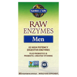 Garden of Life, RAW Enzymes, ферменты для мужчин, 90 вегетарианских капсул