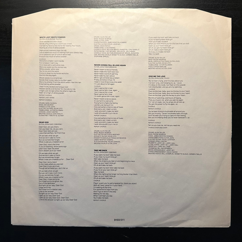 Elton John - 21 At 33 (Скандинавия 1980г.)