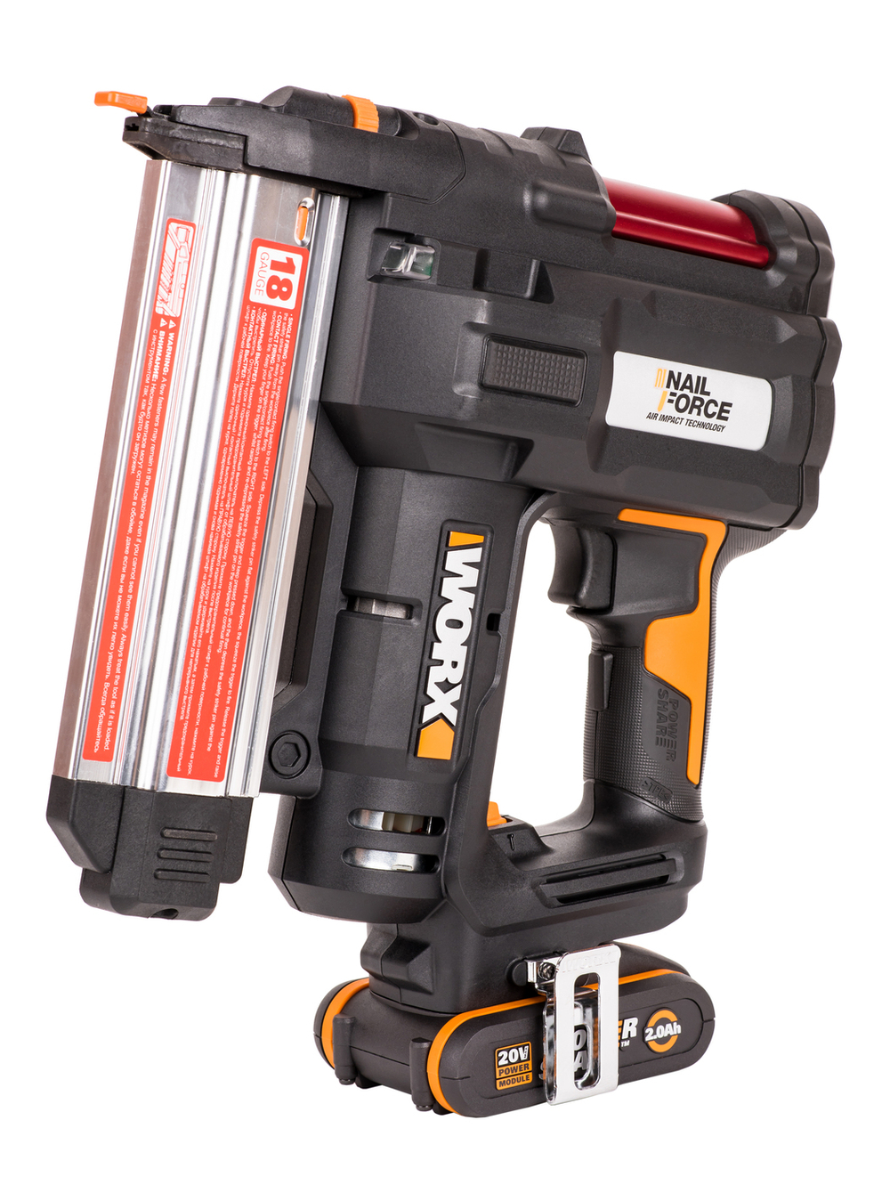 Аккумуляторный Гвозде-скобозабиватель WORX WX840 20В