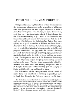 Gesenius' Hebrew Grammar | Kautzsch Emil
